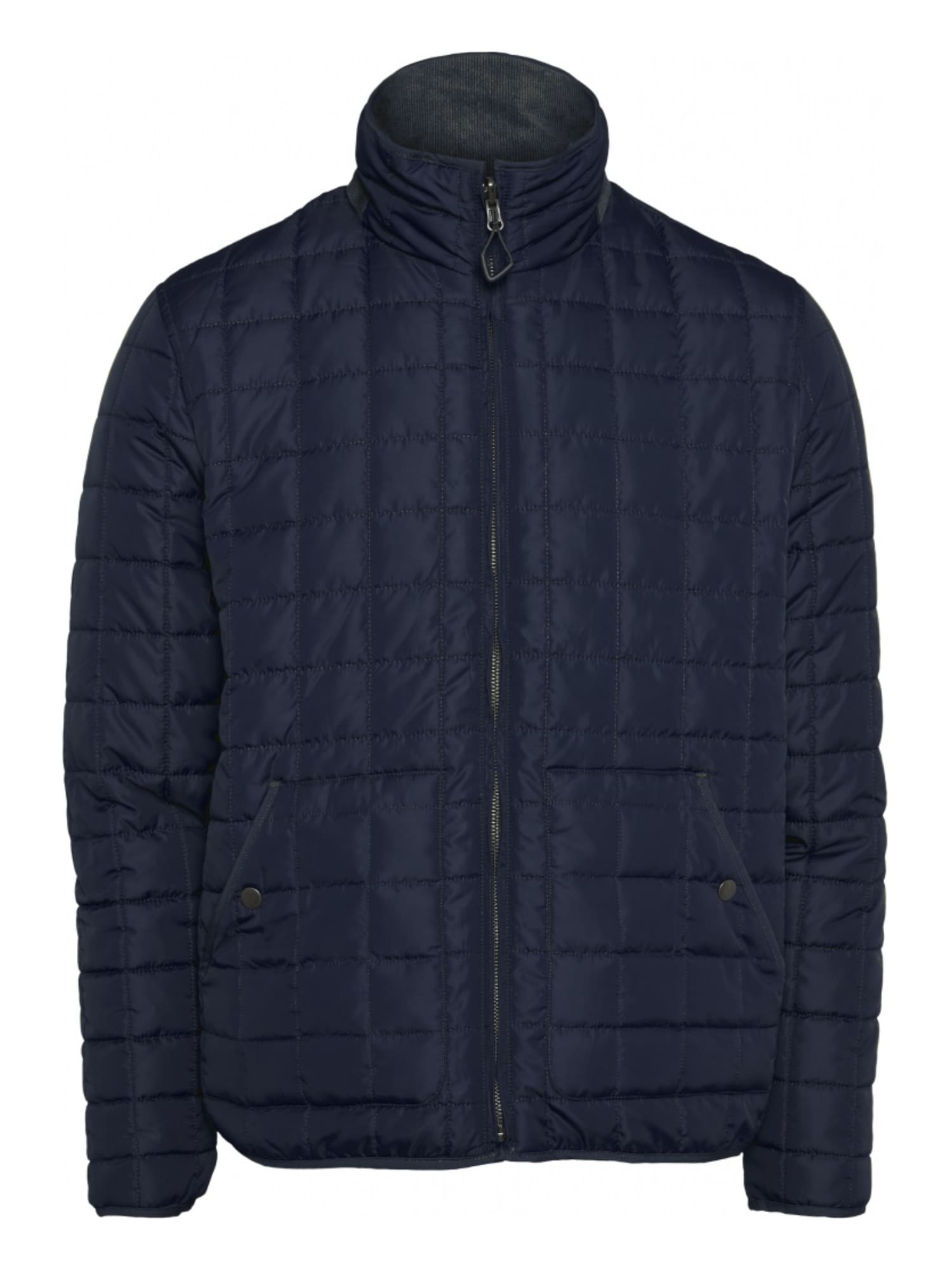KnowledgeCotton Apparel Jacke Fjord reversible quilted jacket in Navy 