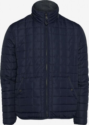 KnowledgeCotton Apparel Between-Season Jacket ' Fjord reversible quilted jacket ' in Blue: front
