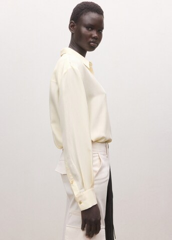 MANGO Blouse 'Soledad' in Yellow