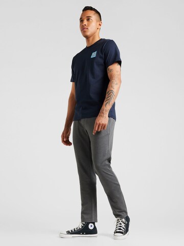 SELECTED HOMME T-Shirt 'SLHTATE' in Blau