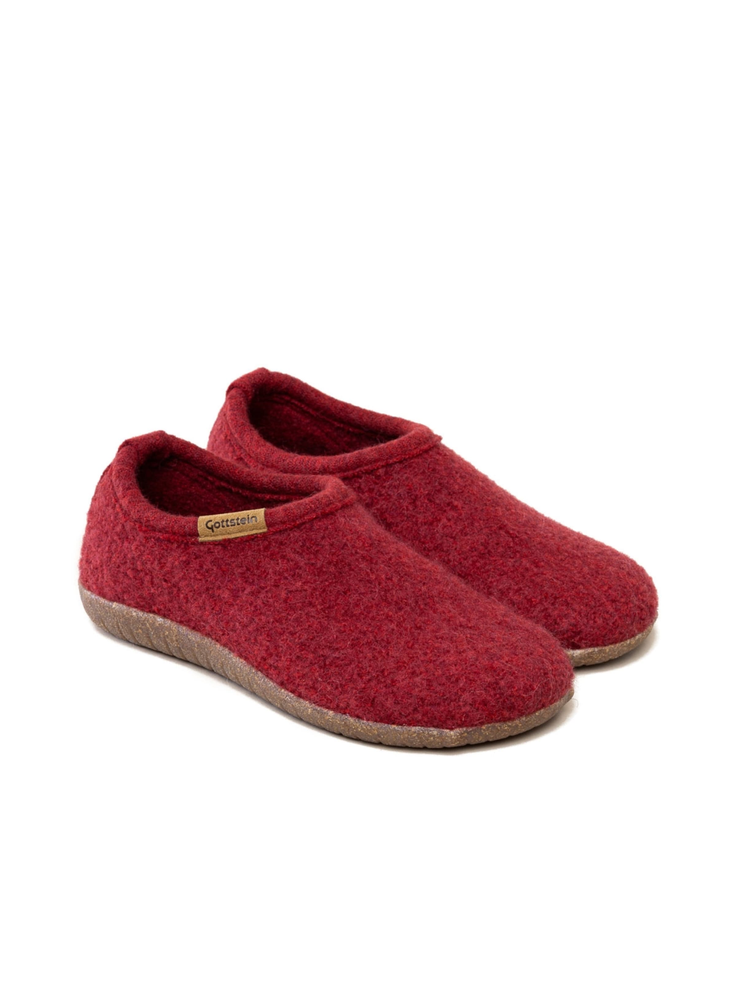 Gottstein Hausschuh 'Walkpantoffel Alpine Midcut RU'‌ in Rot