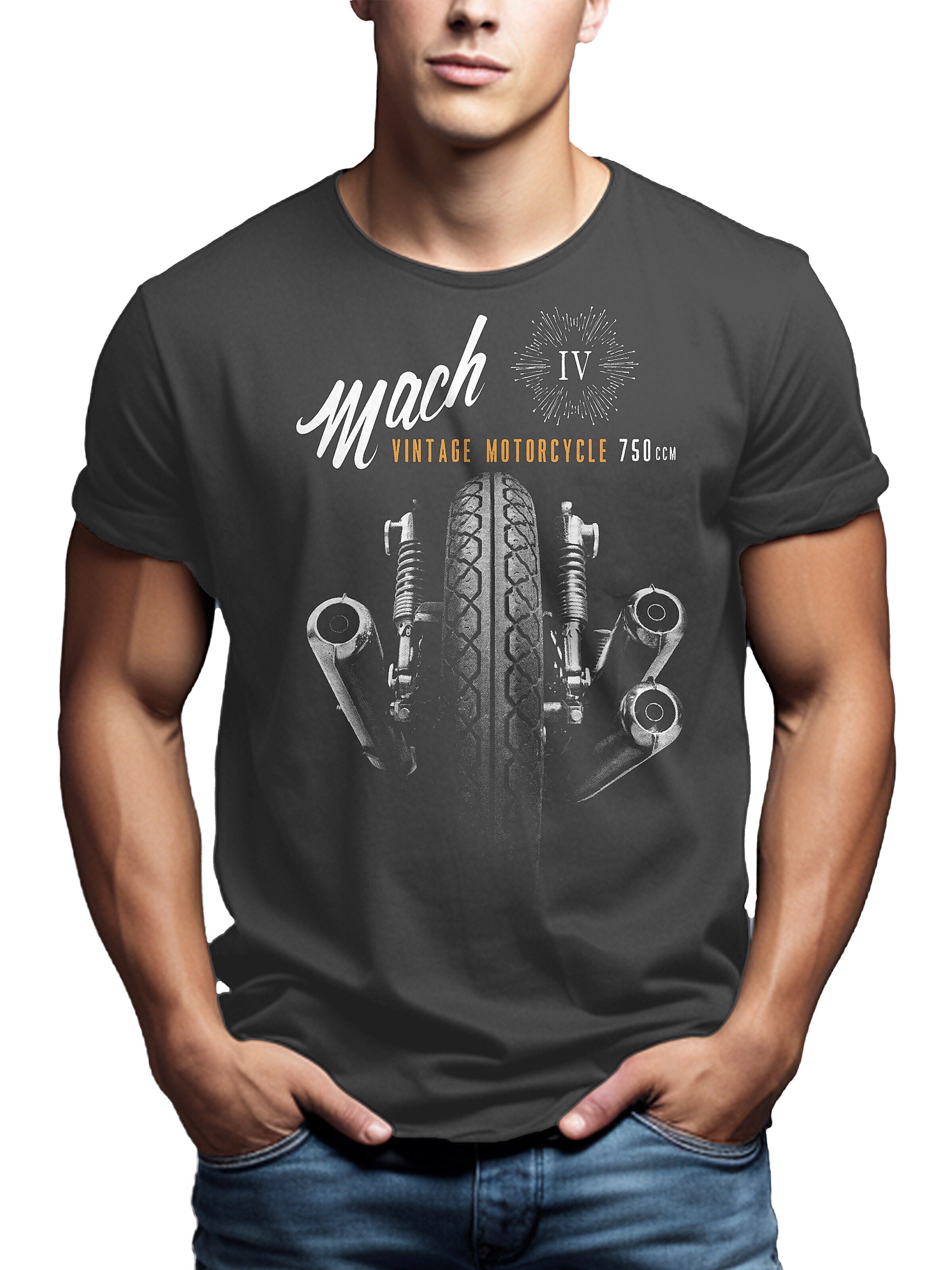 MAKAYA Shirt 'Mach 4' in Grey