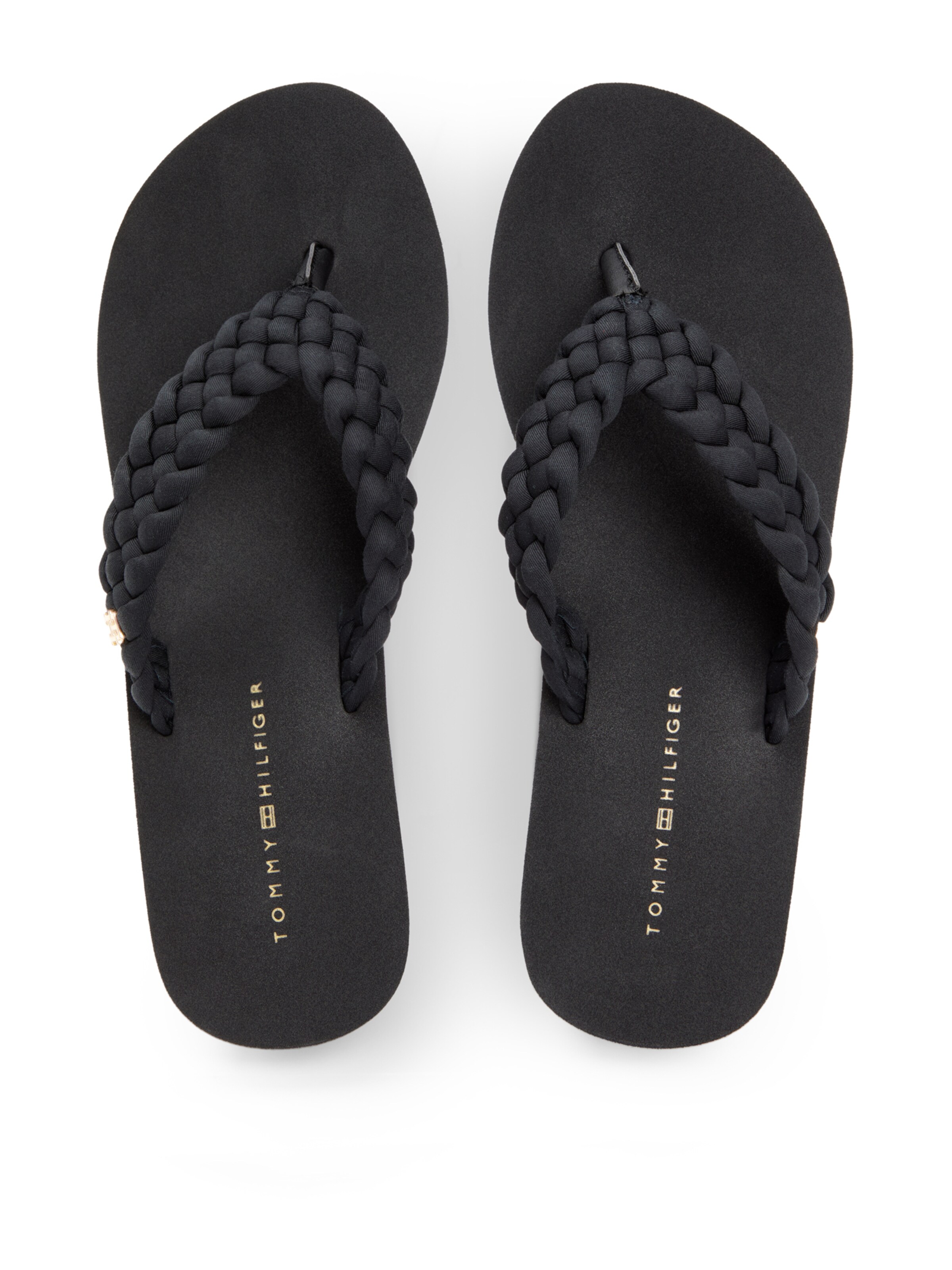 TOMMY HILFIGER Žabky - Čierna