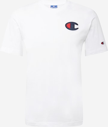 Tricou de la Champion Authentic Athletic Apparel pe alb: față