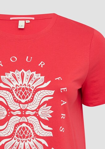T-shirt QS en rouge