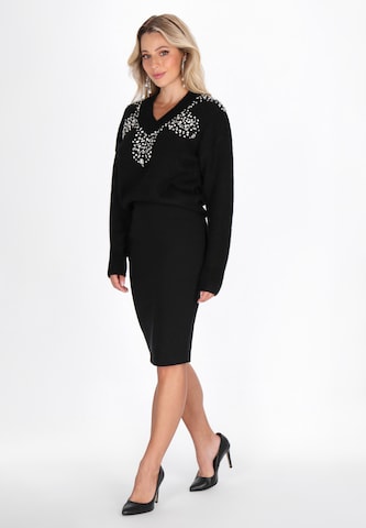 Pull-over 'Fashion Look' faina en noir