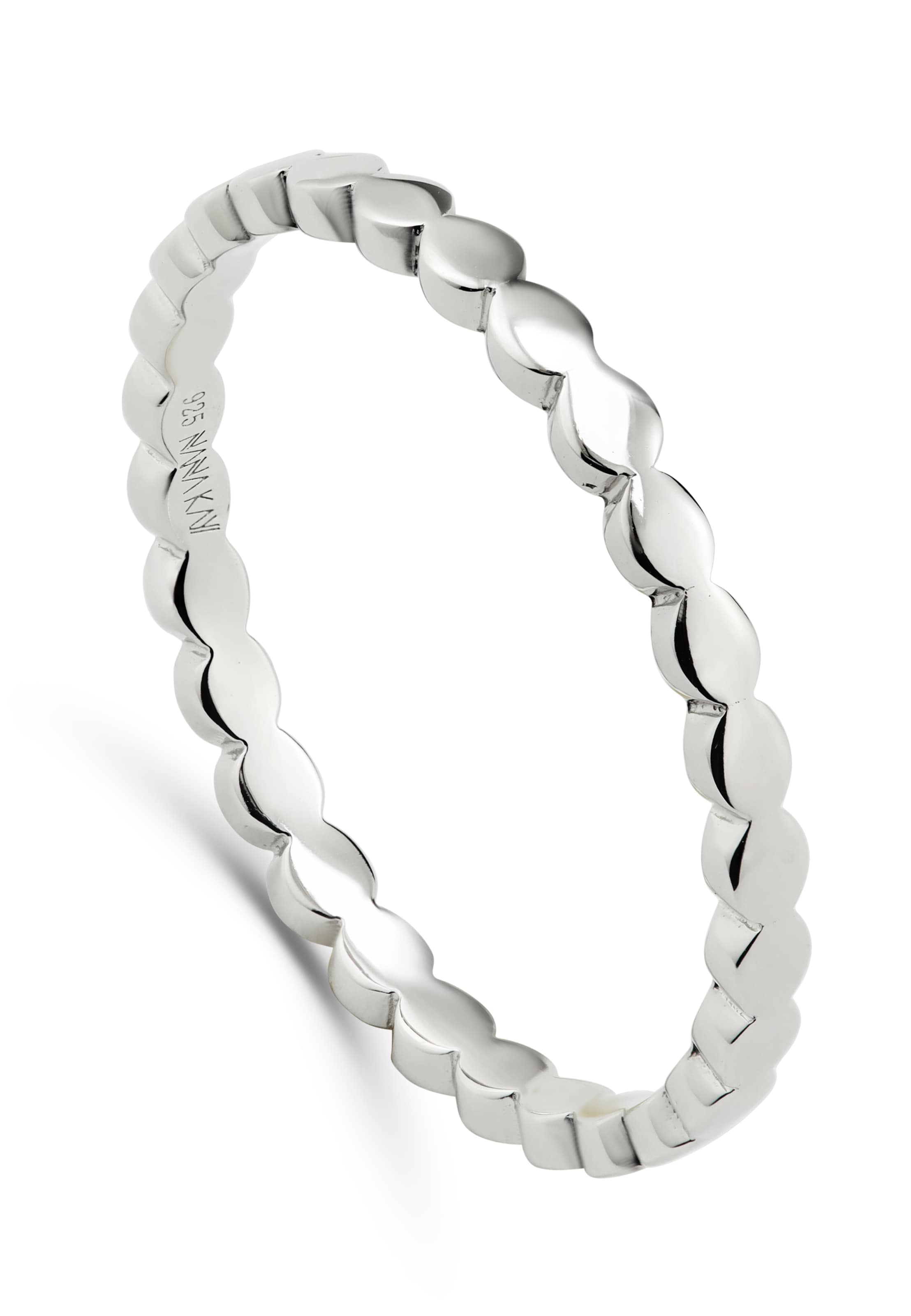 Nana Kay Ring 'Modern Aztec' in Silver: front