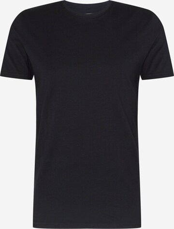 !Solid Shirt 'Rock' in Black: front