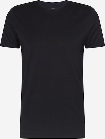 !Solid Shirt 'Rock' in Black: front