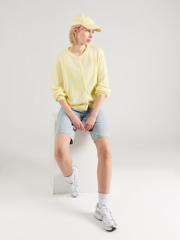 PIECES Strickjacke 'PCNAOMI' in Gelb