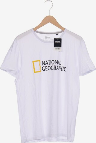 National Geographic Shirt in XL in White: front