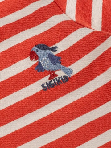 SIGIKID Shirt 'T-Shirt Ahoi Little Pirate' in Red
