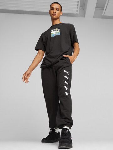 Tapered Pantaloni di PUMA in nero