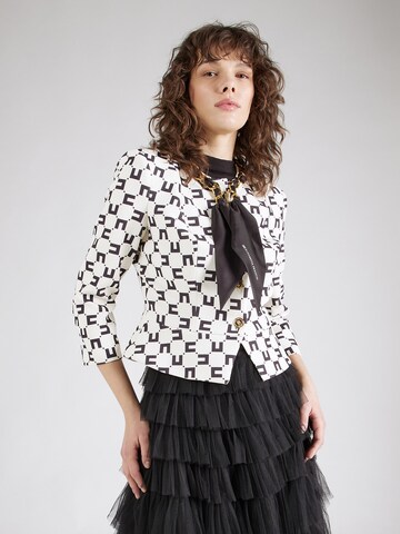 Elisabetta Franchi - Blazer en blanco: frente