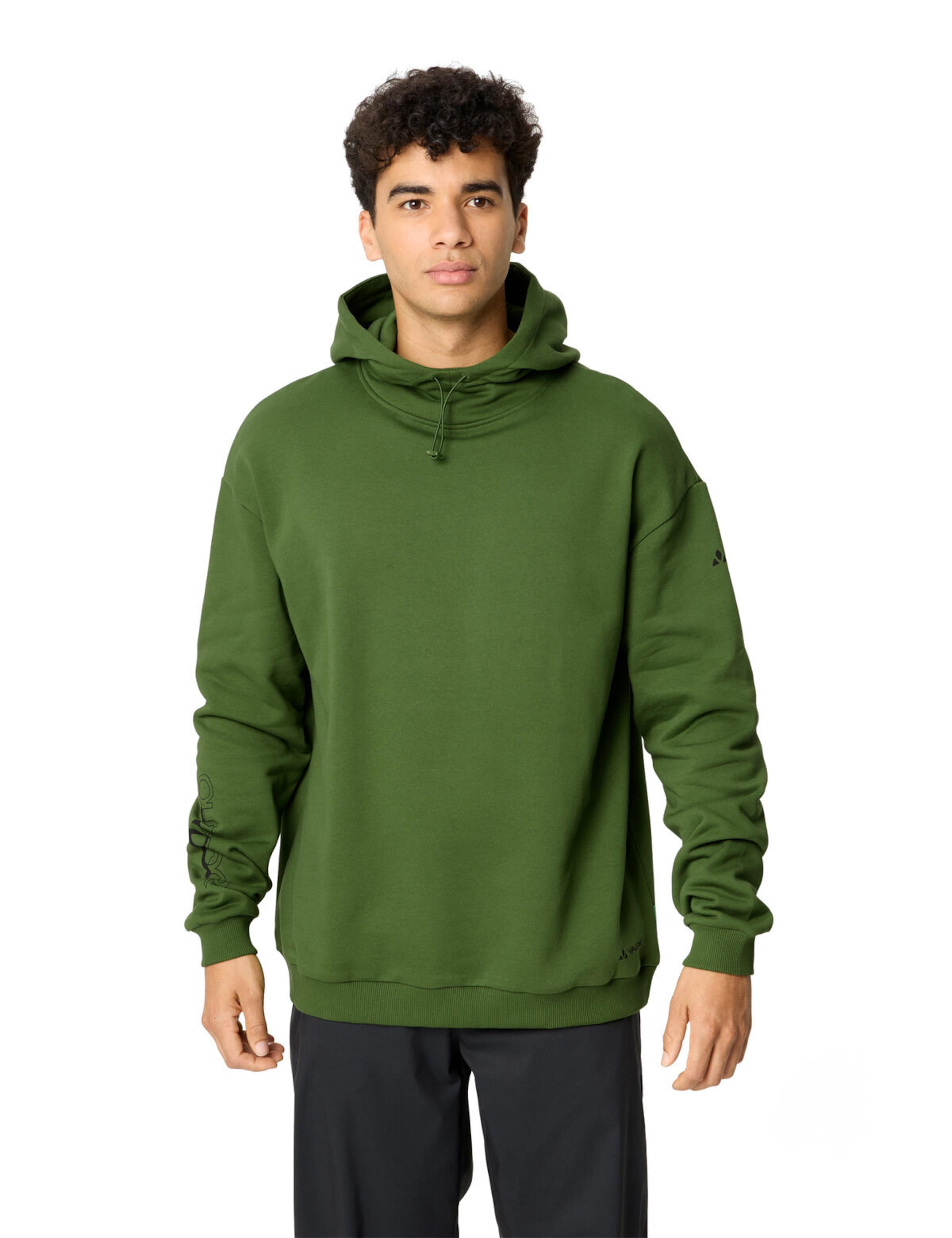 VAUDE Sports sweatshirt 'Mineo' in Green: front