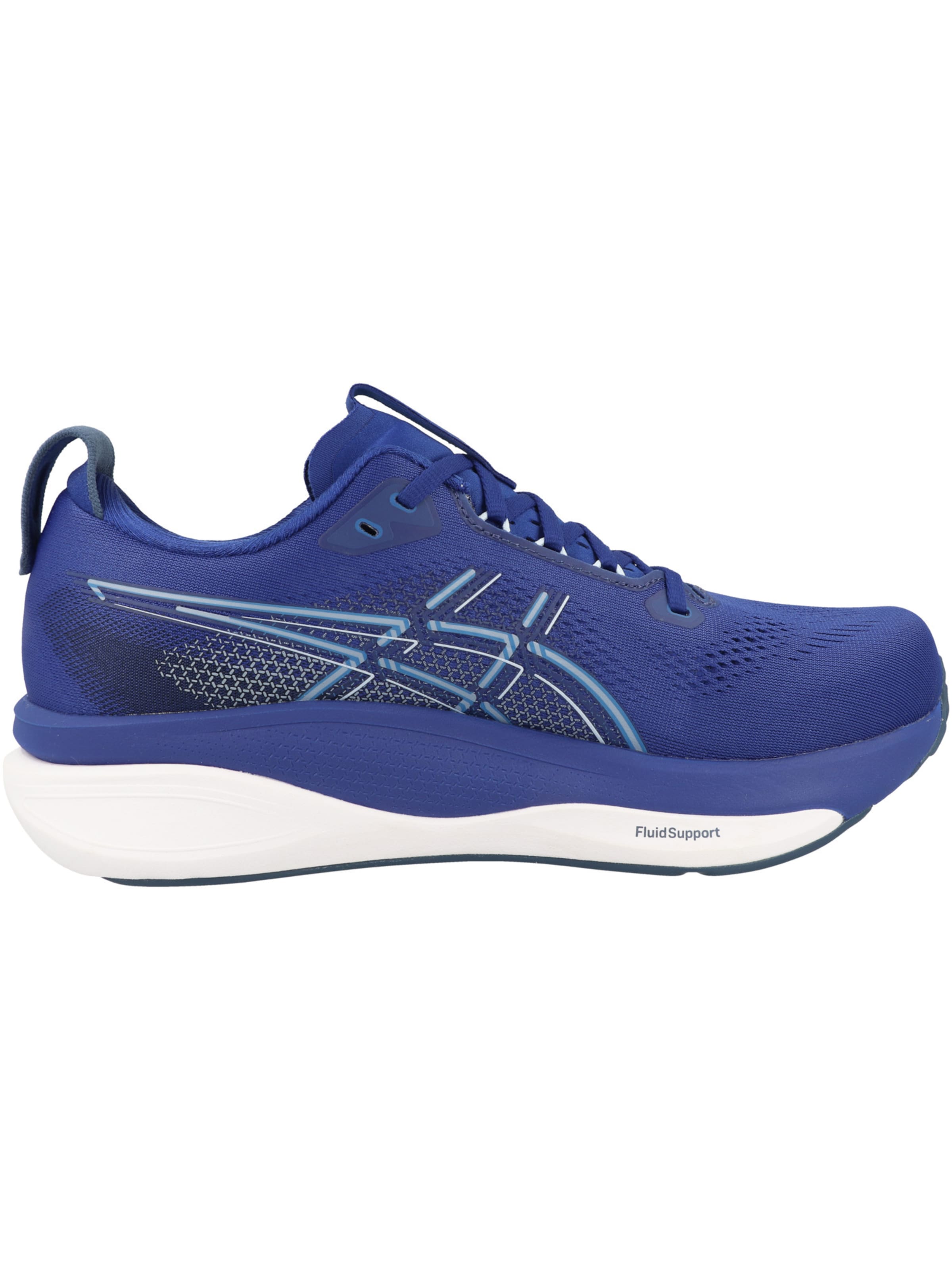 Chaussure de course 'Gel-Kayano 33' ASICS en bleu : sur le côté