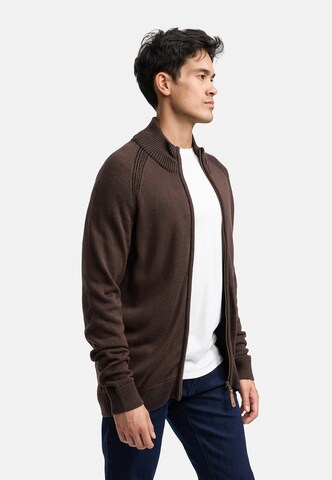 INDICODE JEANS Knit cardigan 'INMassum' in Brown