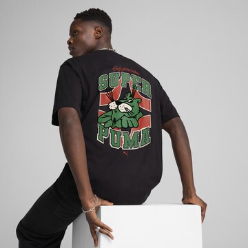 T-Shirt PUMA en noir : devant