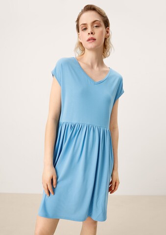 Robe QS en bleu : devant