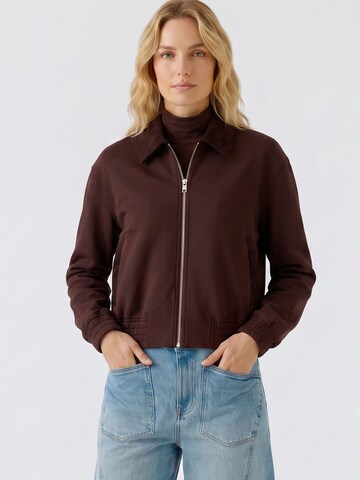 OUI Between-Season Jacket in Brown: front