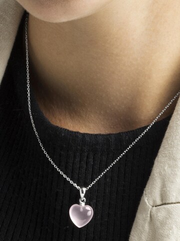 Luxenter Kette 'Yedia' in Pink