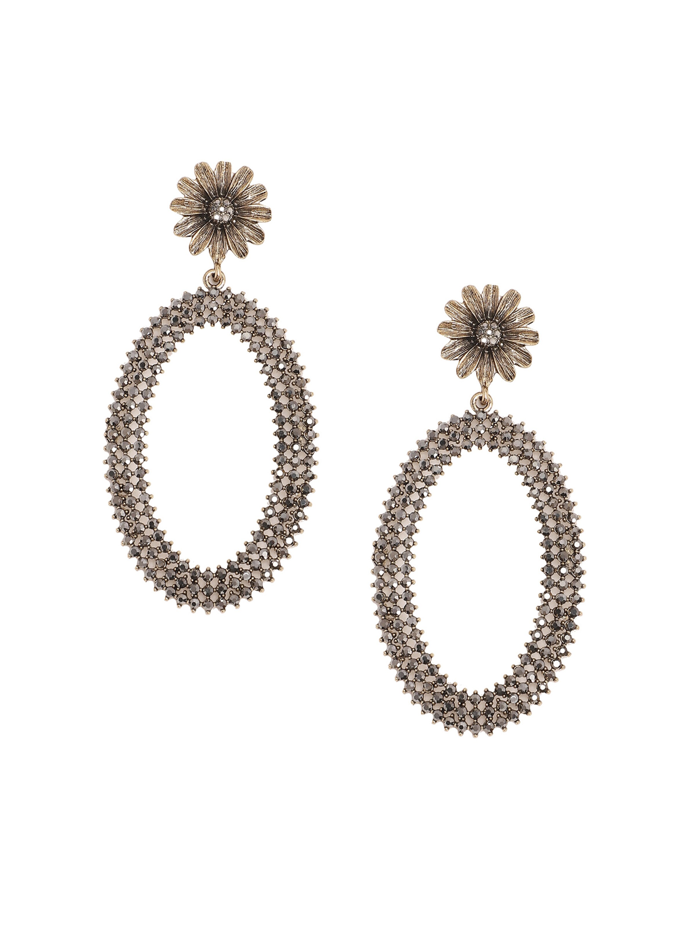 SOHI Kõrvarõngas ' Jill ', värv Kuld: eest vaates