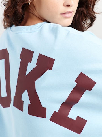 PIECES Curve Sweatshirt 'PCFANY' in Blue