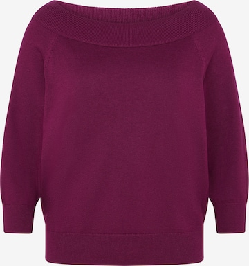Pull-over zero en violet : devant