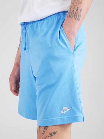 Nike Sportswear regular Παντελόνι 'CLUB' σε μπλε