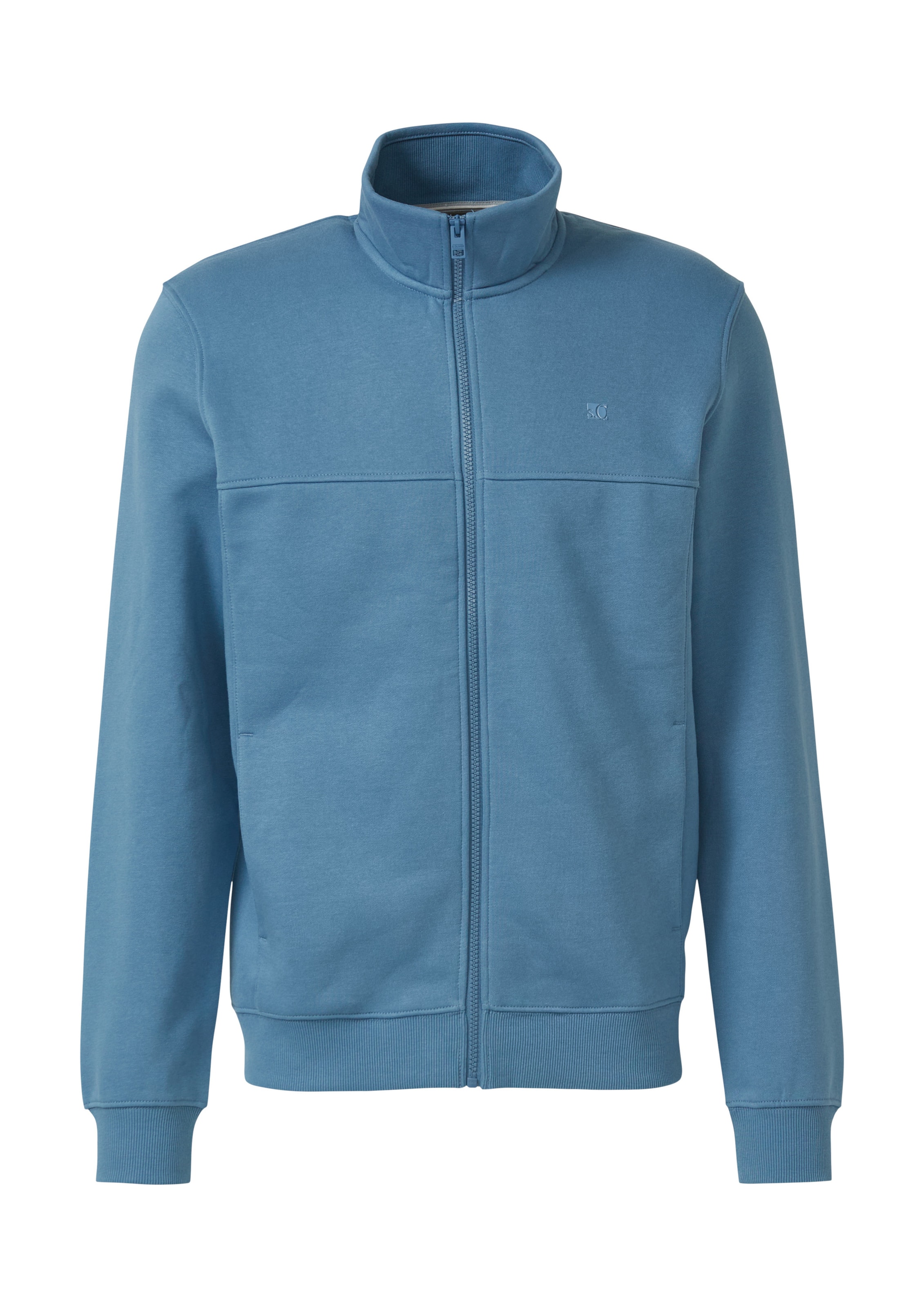 s.Oliver Sweatjacke in Blau: Vorderseite