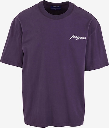 purpurinė Pequs Marškinėliai: priekis