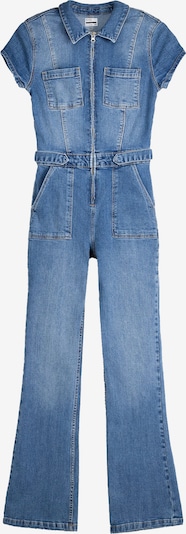 Bershka Combinaison en bleu denim, Vue avec produit