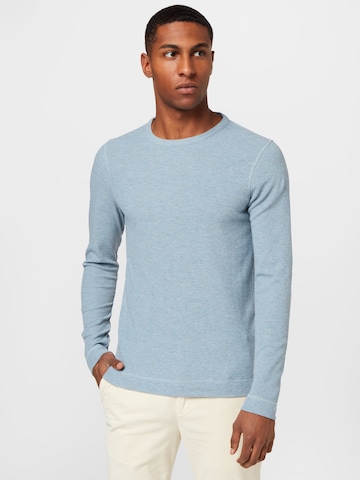 BOSS Orange Sweater 'Tempest' in Blue: front