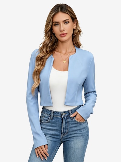KoJooin Marynarka 'Damen Leichter Kurzblazer Mit Langarm Business Casual Jacke' w rozmiarze 36 w kolorze niebieskim, Podgląd produktu
