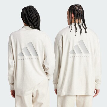 ADIDAS PERFORMANCE Функциональная футболка 'Basketball Long-sleeve' в Бежевый