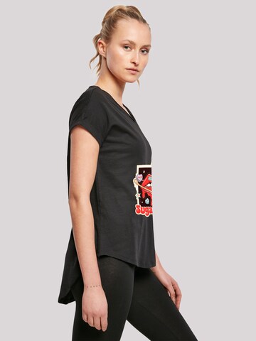 T-shirt 'Lips Like Sugar Valentinstag' F4NT4STIC en noir