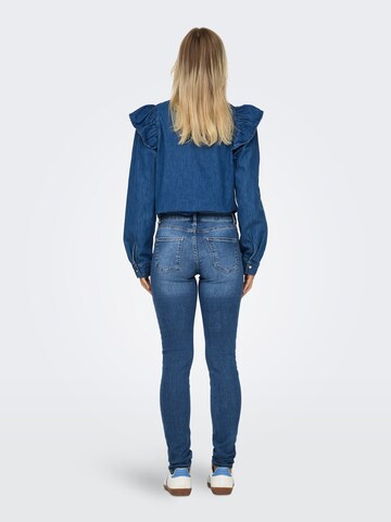 ONLY Skinny Jeans 'ONLBLUSH' in Blau