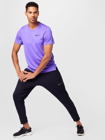 NIKE Performance Shirt 'Superset' in Purple