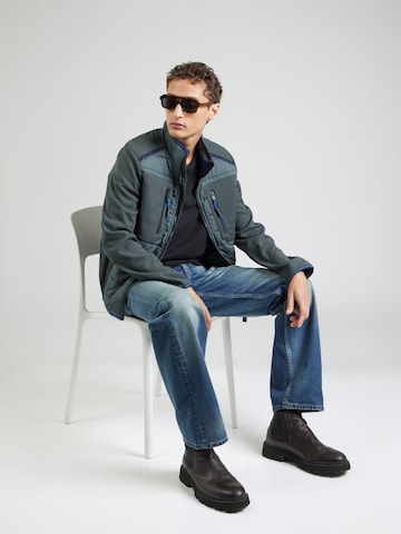 CAMP DAVID Fleece Jacket in Green