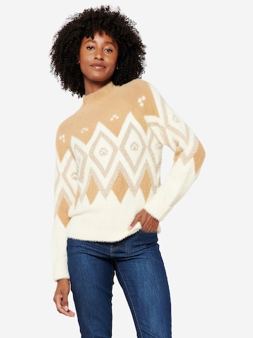 LolaLiza Sweater in Brown: front