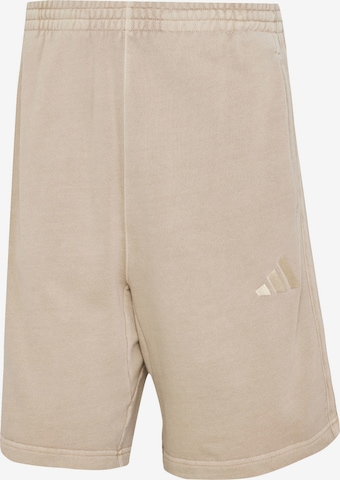 smėlio ADIDAS SPORTSWEAR Sportinės kelnės 'All Szn': priekis