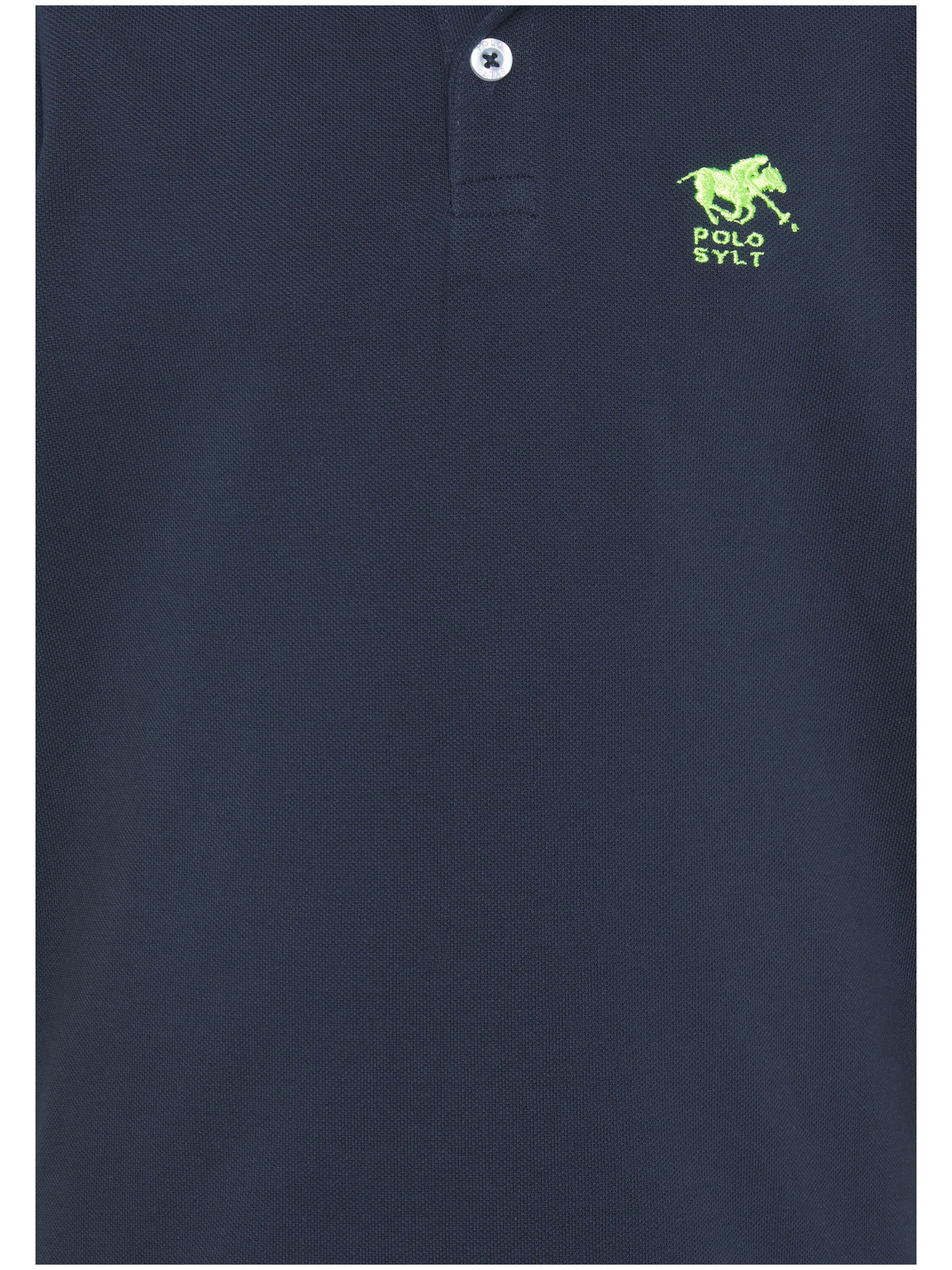 Polo Sylt Shirt ' mit Logo-Stickerei ' in Blue