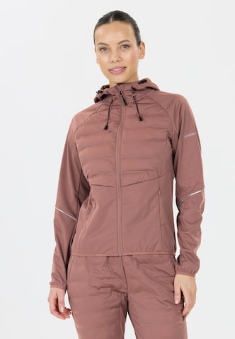 ENDURANCE Athletic Jacket 'Eluna' in Red: front