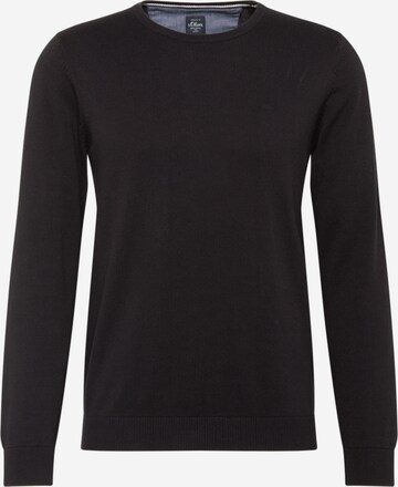 s.Oliver - Pullover em preto: frente