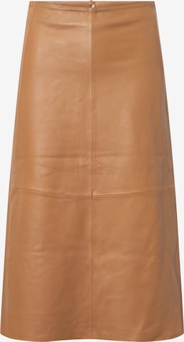 Jupe Bolongaro Trevor en marron : devant