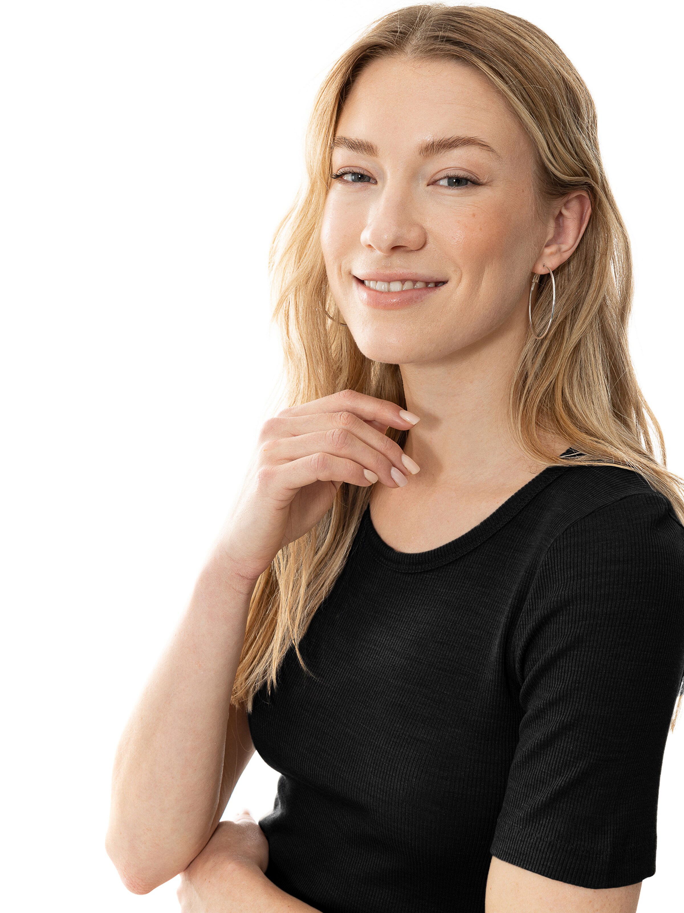 Maillot de corps 'Wool Love' Mey en noir