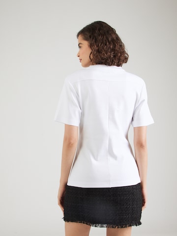 Karl Lagerfeld Μπλουζάκι σε λευκό: πίσω
