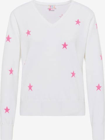 IZIA Sweater in White: front