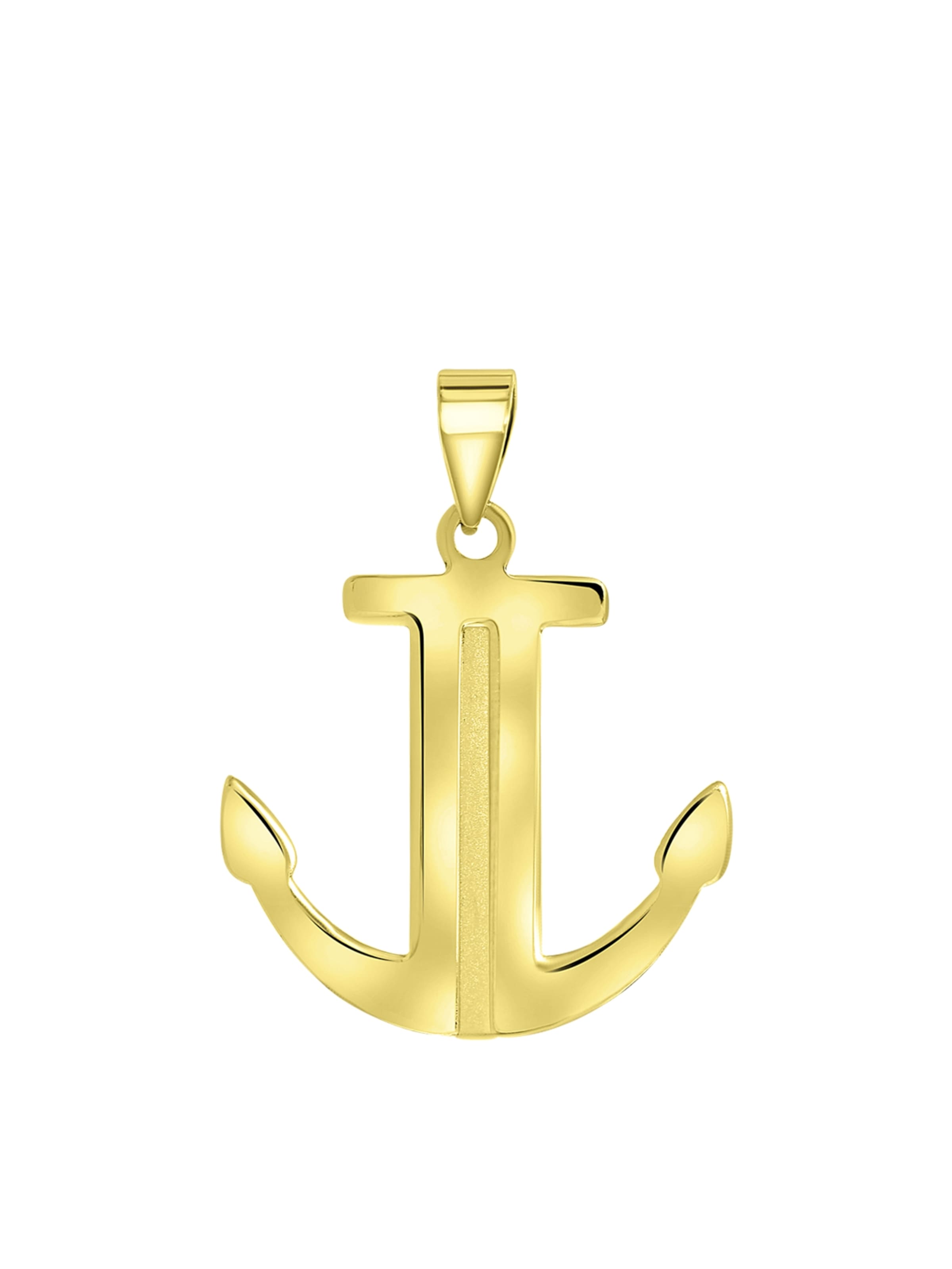 Lucardi Anhänger 'High Class' in Gold: Vorderseite