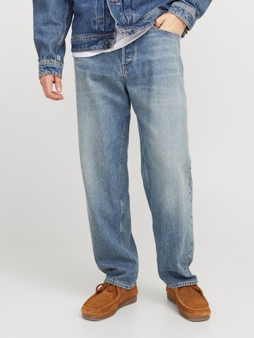 Loosefit Jean 'JJIEddie JJOriginal' JACK & JONES en bleu : devant